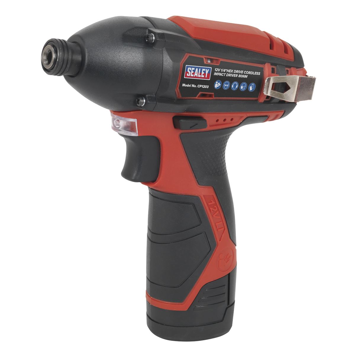 Sealey Cordless Impact Driver 1/4"Hex Drive 12V SV12 Series - Body Only CP1203