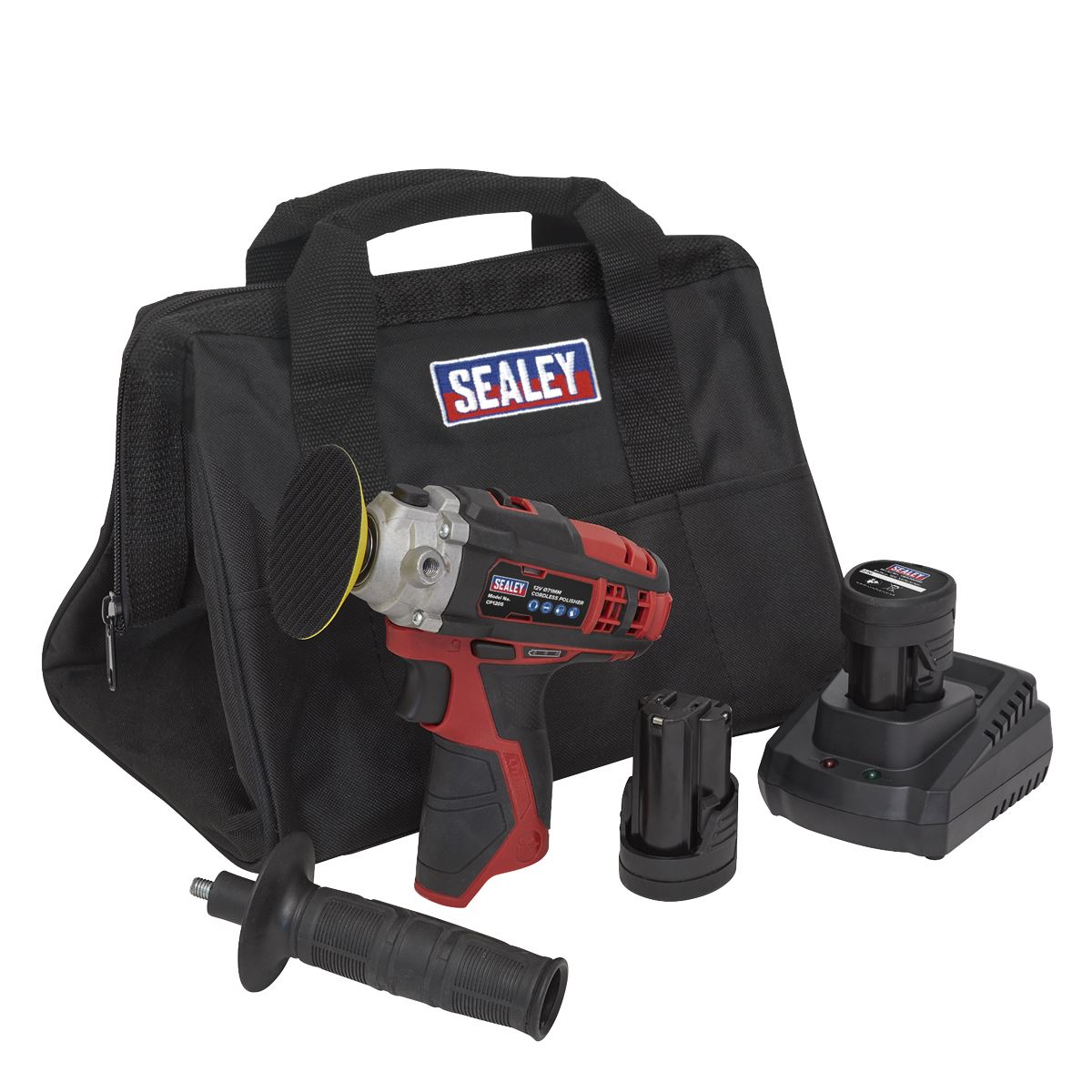 Sealey Cordless Polisher Kit �71mm 12V SV12 Series - 2 Batteries CP1205KIT