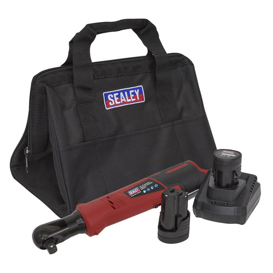 Sealey Cordless Ratchet Wrench Kit 1/2"Sq Drive 12V SV12 Series - 2 Batteries CP1209KIT