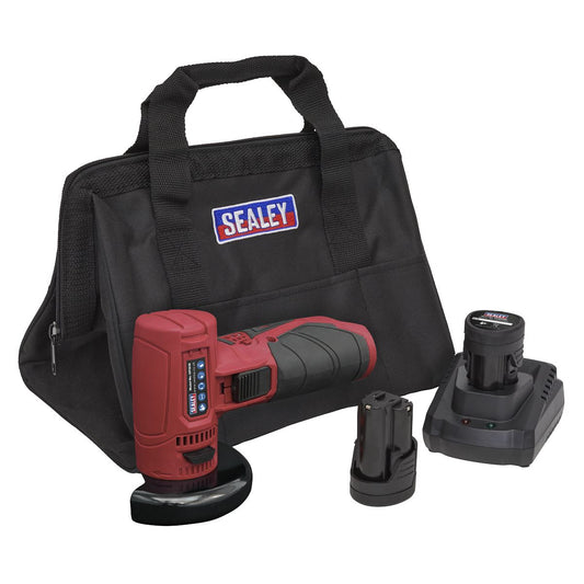 Sealey Angle Grinder Kit �75mm 12V SV12 Series - 2 Batteries CP1210KIT