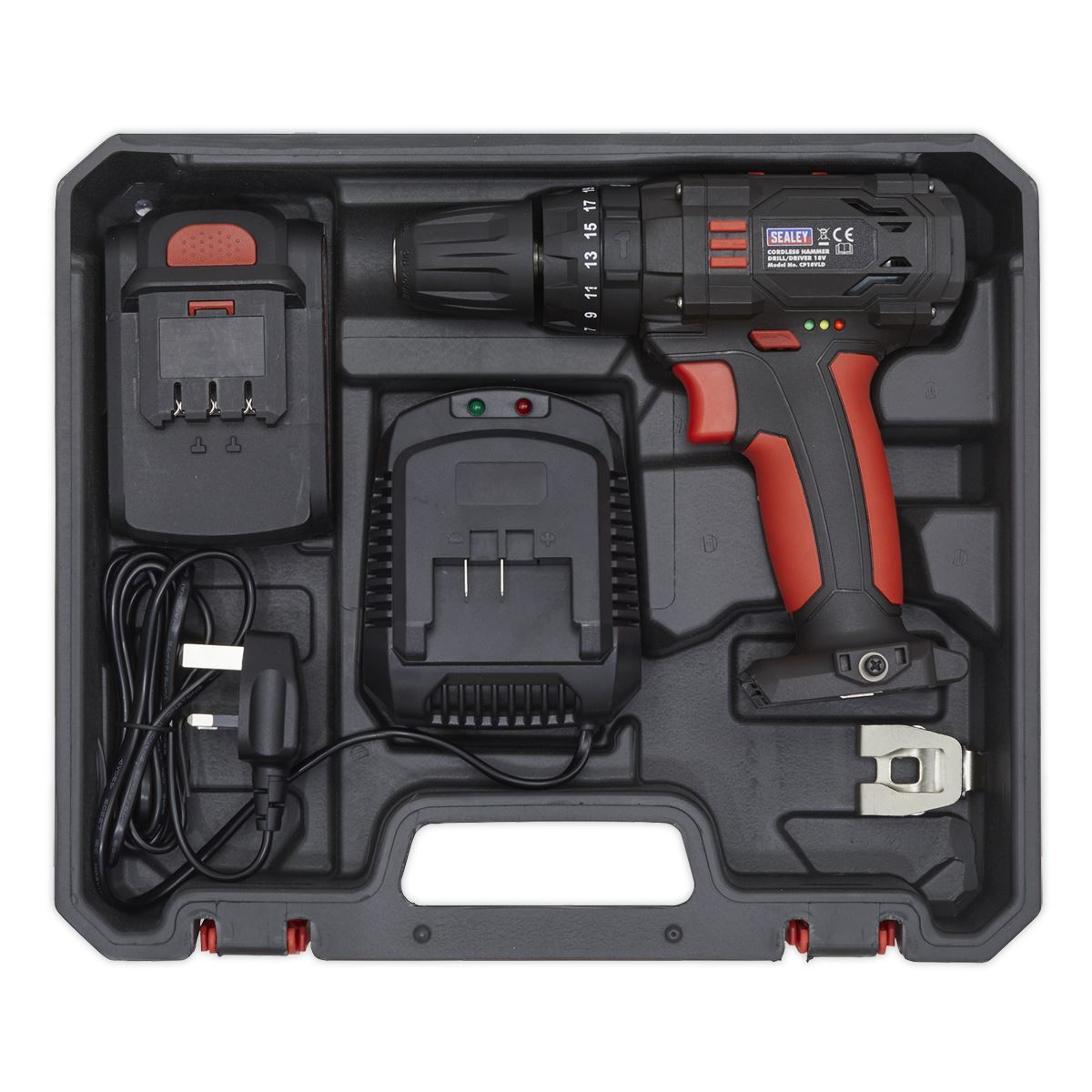 Sealey 18V �10mm Cordless Combi Drill CP18VLD