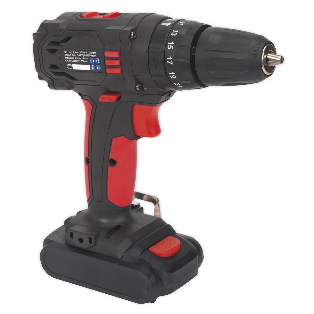 Sealey 18V �10mm Cordless Combi Drill CP18VLD