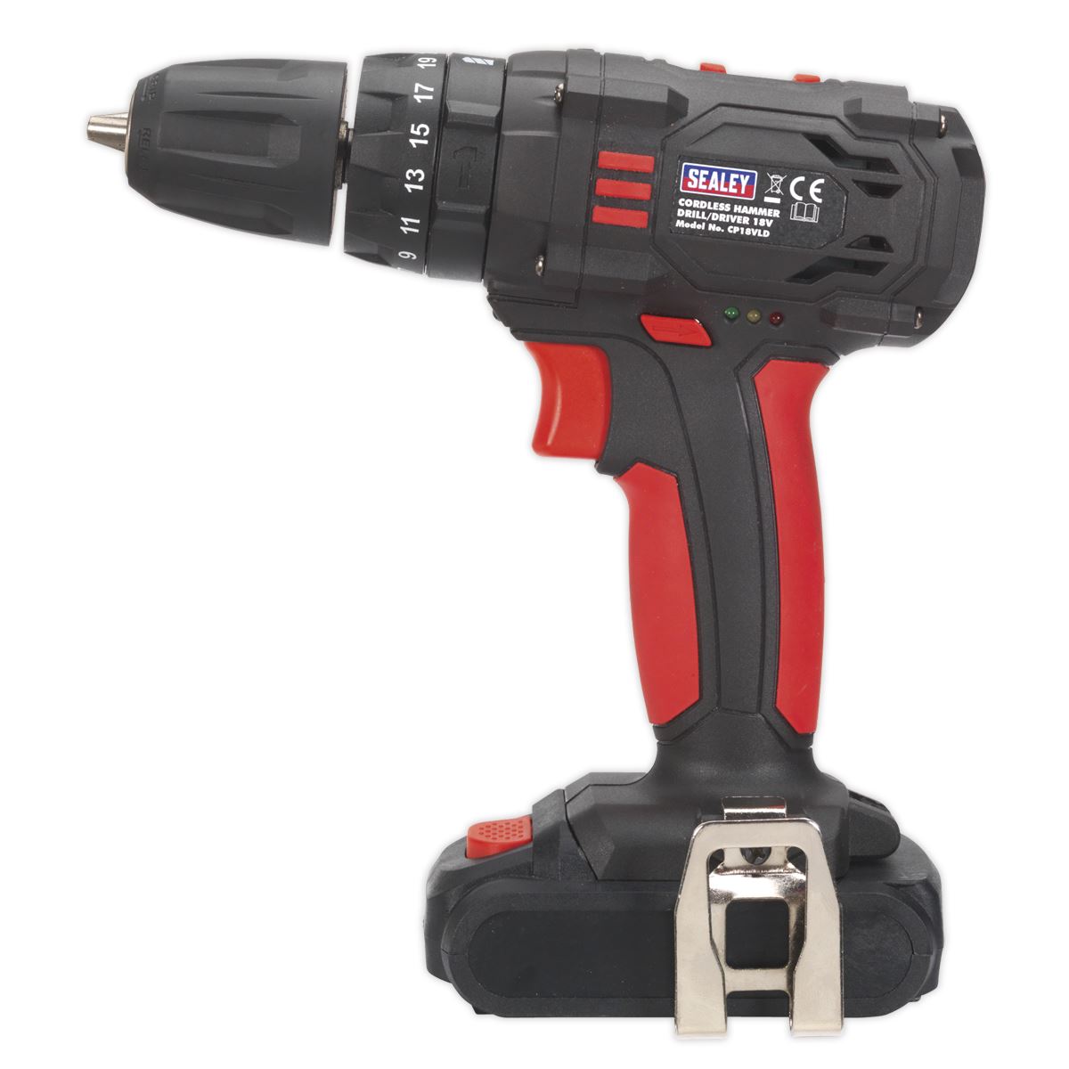 Sealey 18V �10mm Cordless Combi Drill CP18VLD