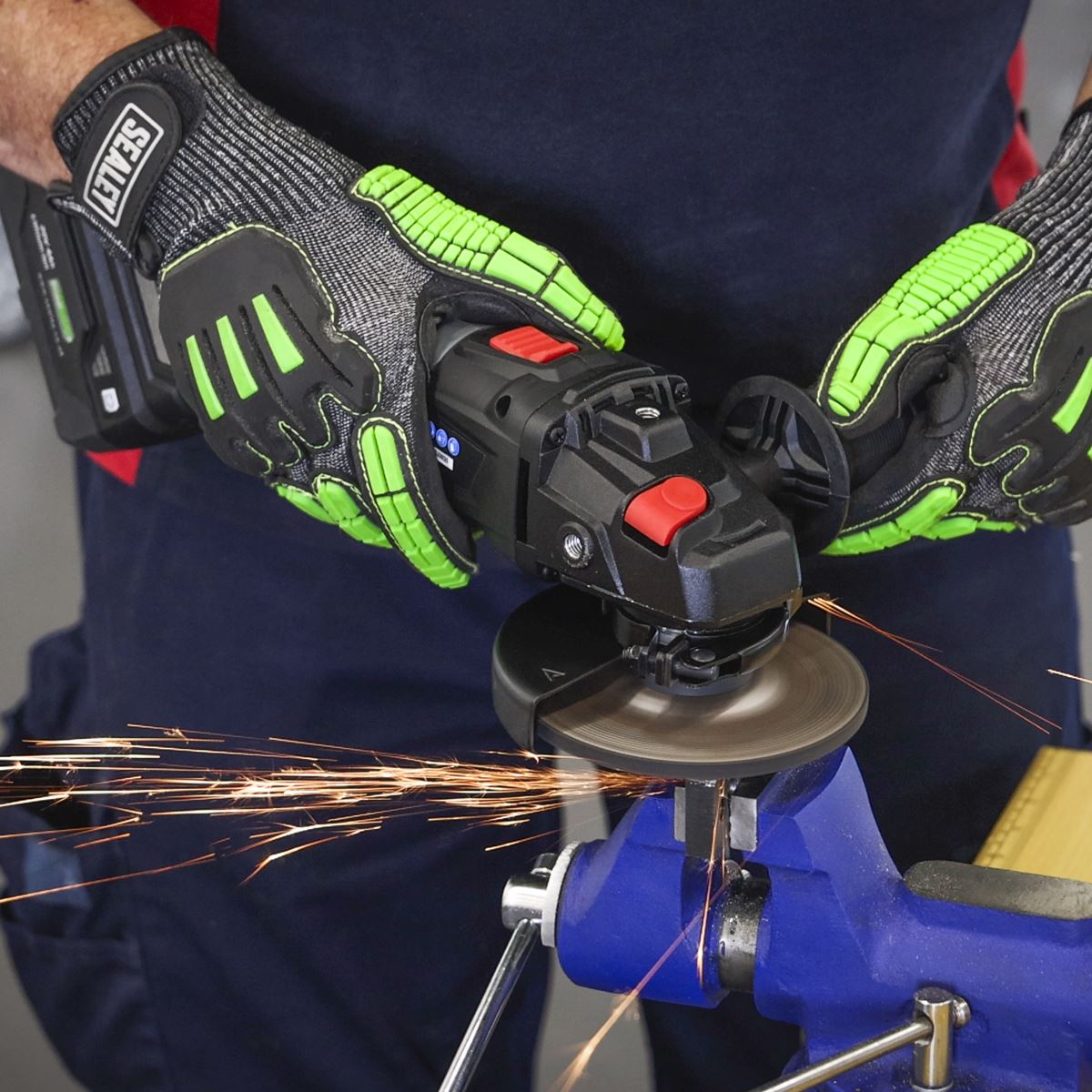 Sealey Brushless Angle Grinder �115mm 20V SV20 Series - Body Only CP20VAGX