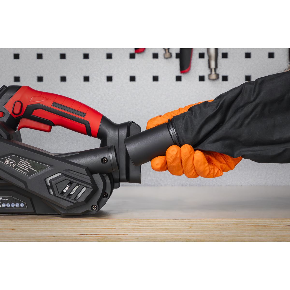 Sealey 20V Cordless Belt Sander SV20 Series 76mm Dust Free Body Only CP20VBS