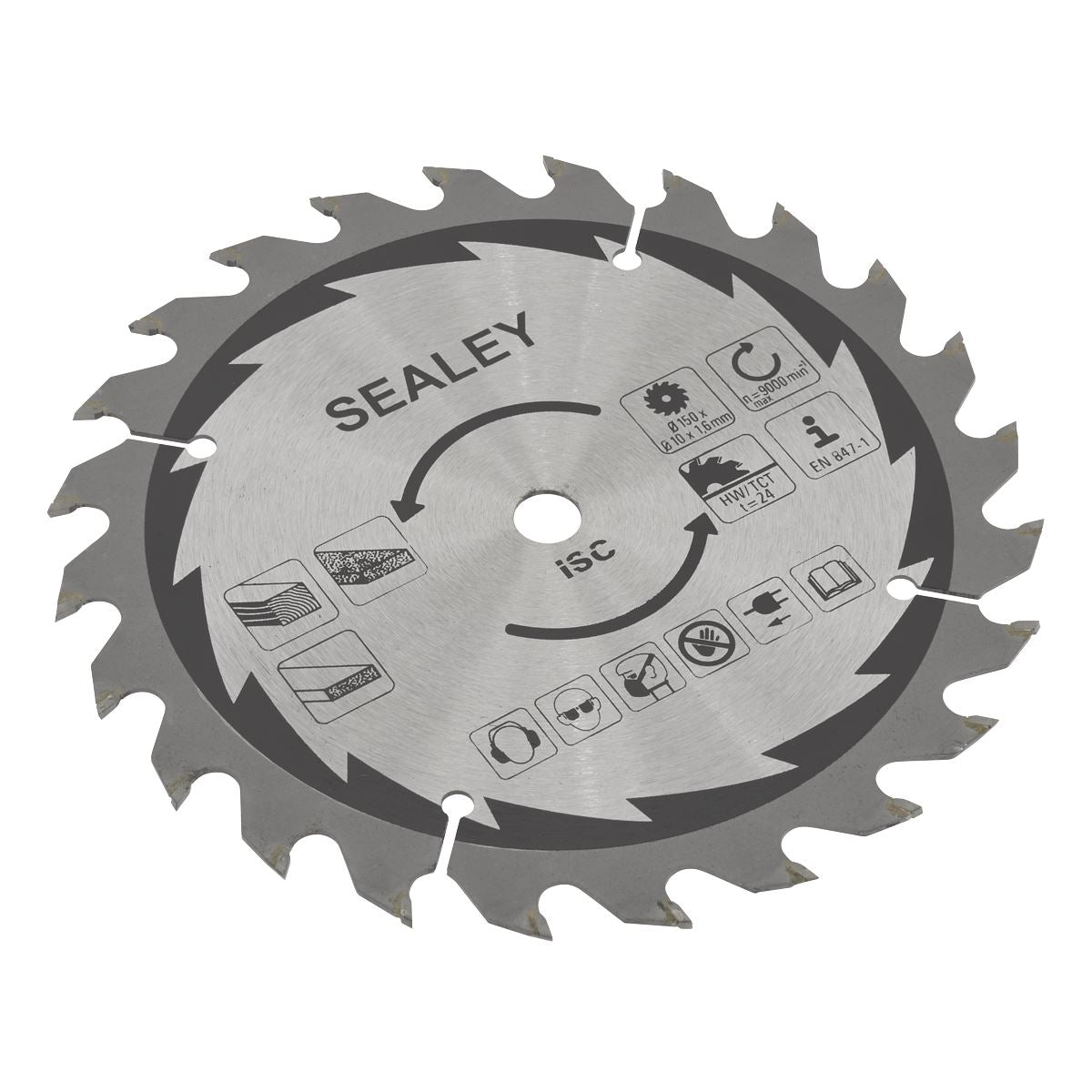 Sealey Cut-Off Saw Blade �150 x 1.6mm/�10mm 24tpu CP20VCS.03