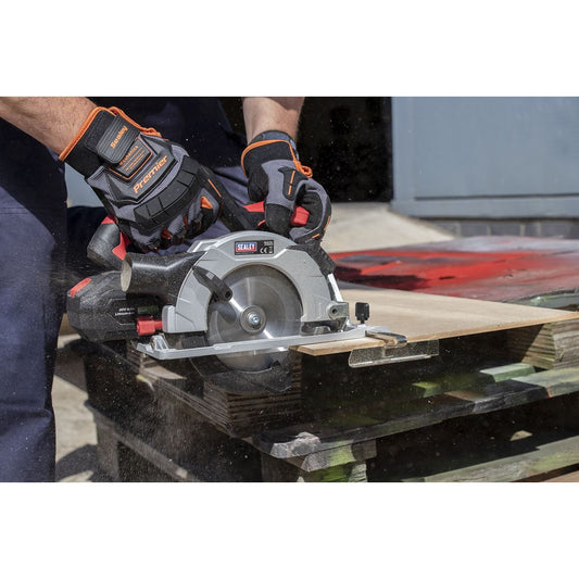 Sealey Cordless Circular Saw 20V SV20 Series 150mm Body Only CP20VCS