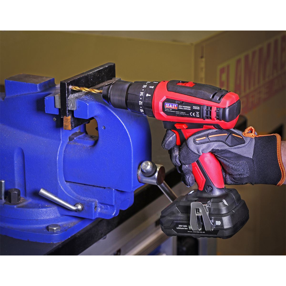 Sealey Combi Drill �13mm 20V SV20 Series - Body Only CP20VDD