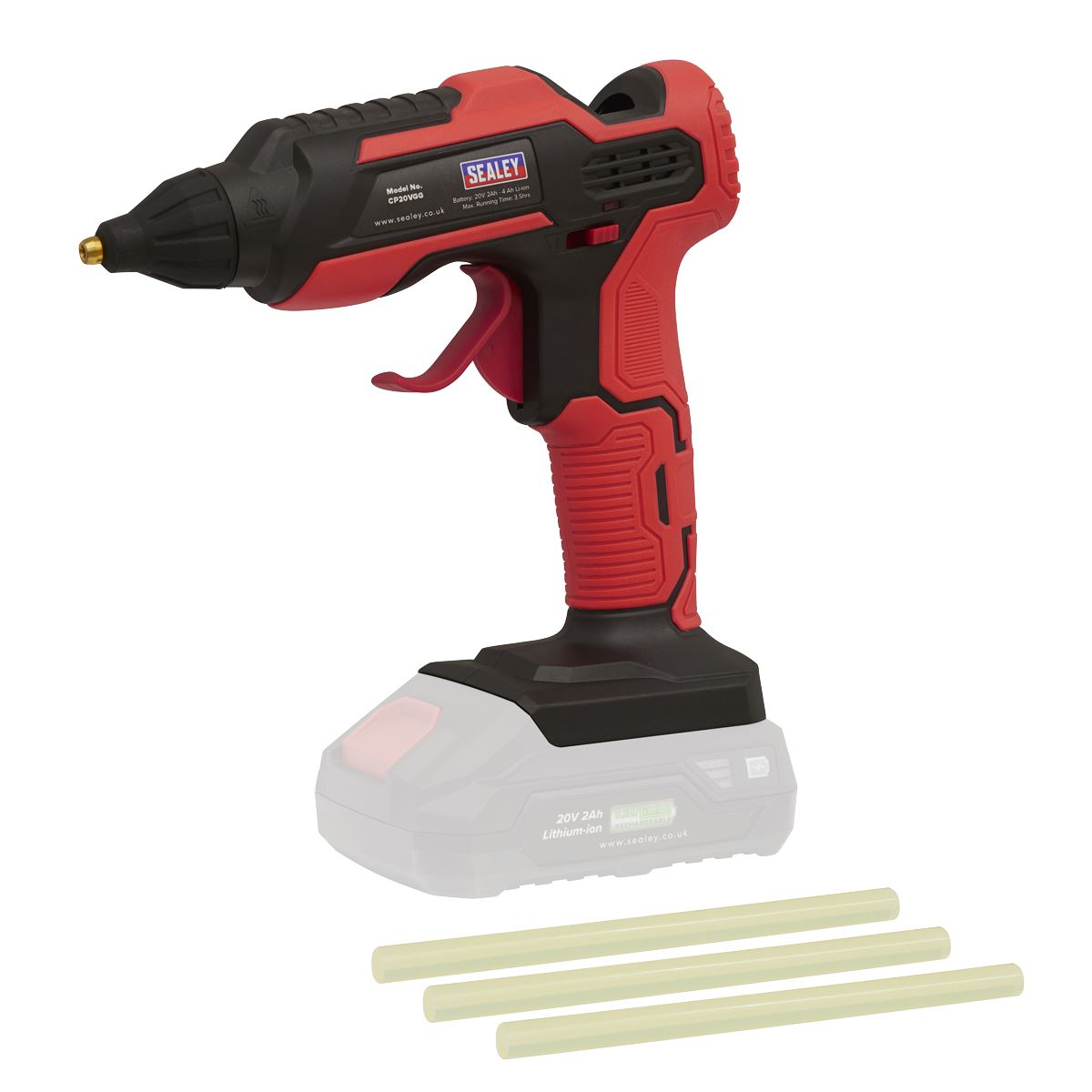 Sealey Cordless Glue Gun 20V SV20 Series - Body Only CP20VGG