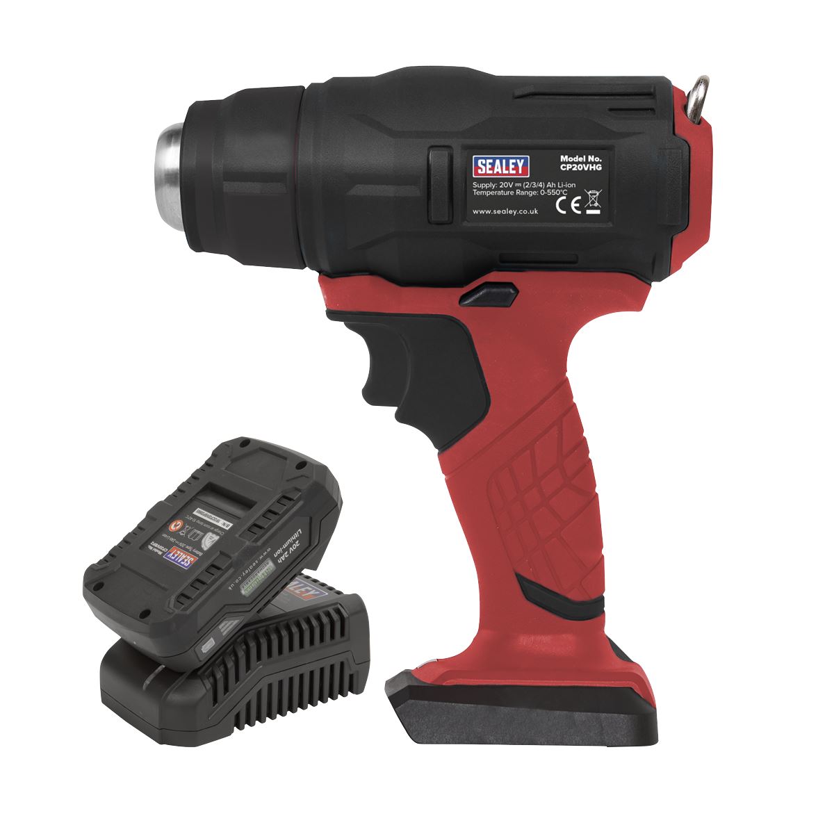 Sealey Cordless Hot Air Gun Kit 20V SV20 Series CP20VHGKIT