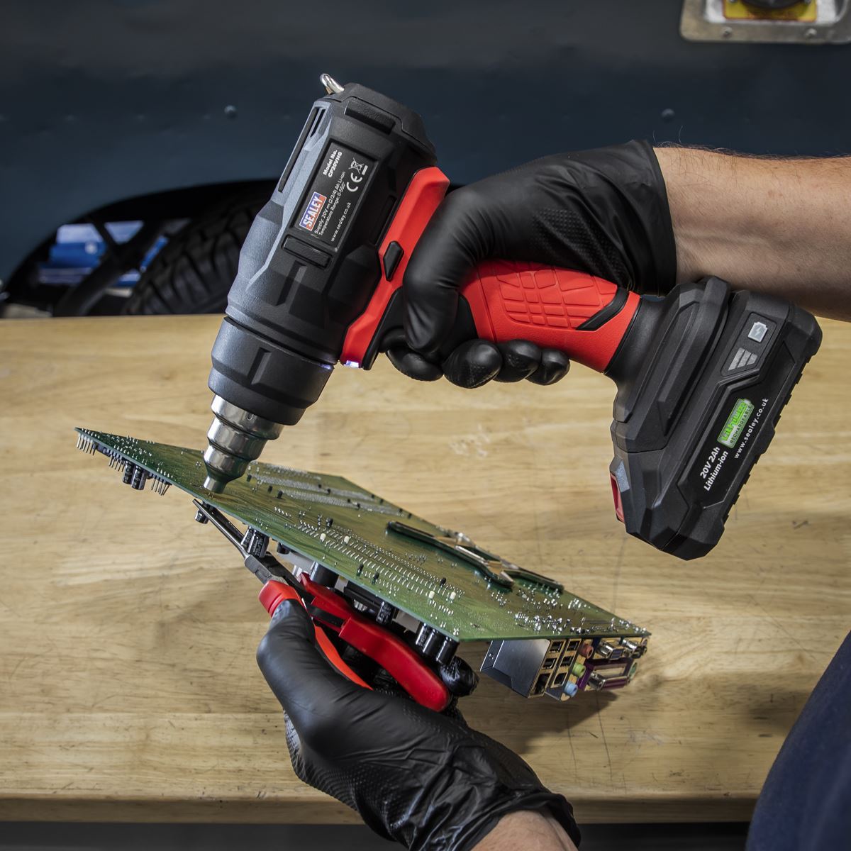 Sealey Cordless Hot Air Gun 20V SV20 Series - Body Only CP20VHG