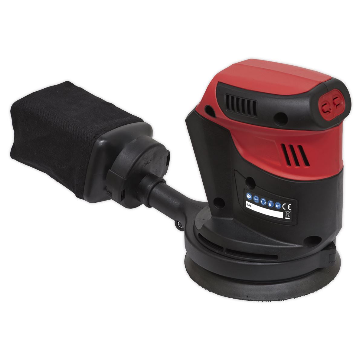 Sealey Orbital Palm Sander 20V SV20 Series �125mm - Body Only CP20VOS