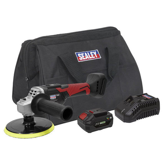 Sealey Cordless Rotary Polisher Kit 20V 4Ah SV20 Series �150mm CP20VRPKIT
