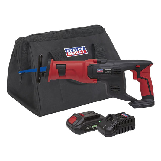Sealey Cordless Reciprocating Saw Kit 20V 2Ah SV20 Series CP20VRSKIT1