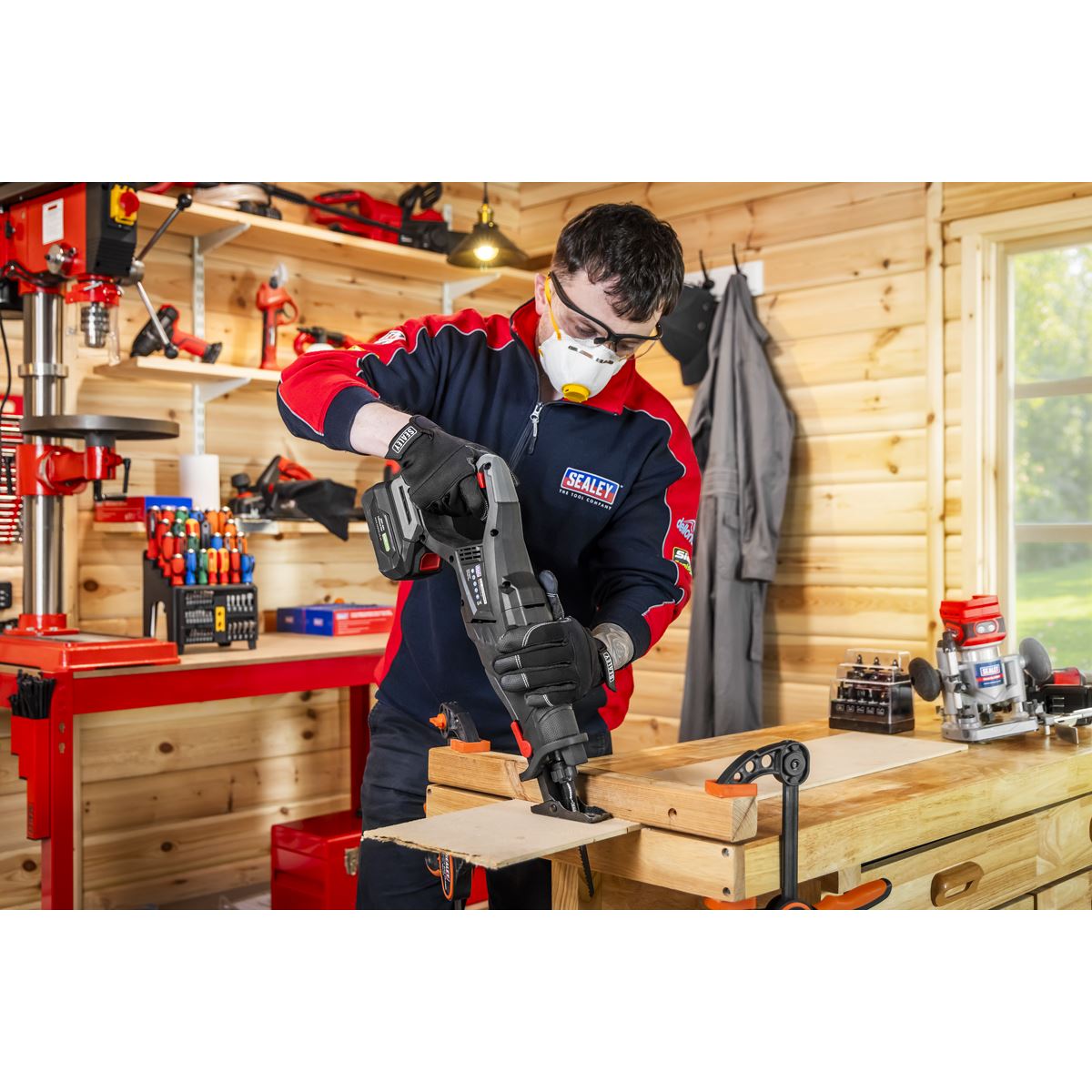 Sealey Brushless Reciprocating Saw 20V SV20 Series - Body Only CP20VRSX