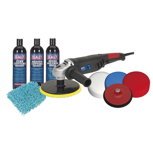 Sealey �180mm Pro Polishing & Compounding Kit 1100W/230V CPK05