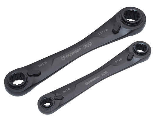 Crescent® X6™ Ratcheting Spanner Set, 2 Piece CRECX6DBM2