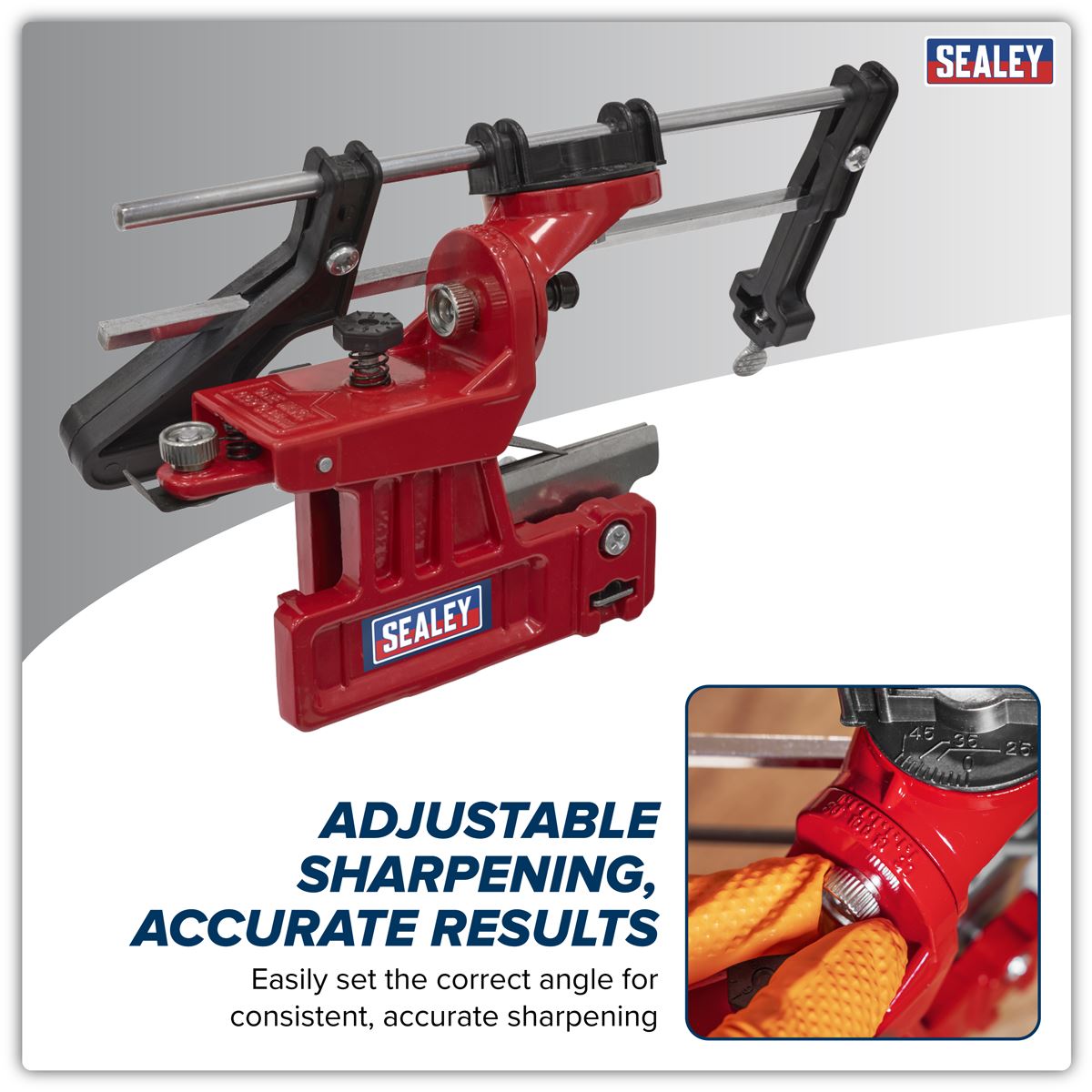 Sealey Bar Mounted Chainsaw Chain Sharpening Guide CS02