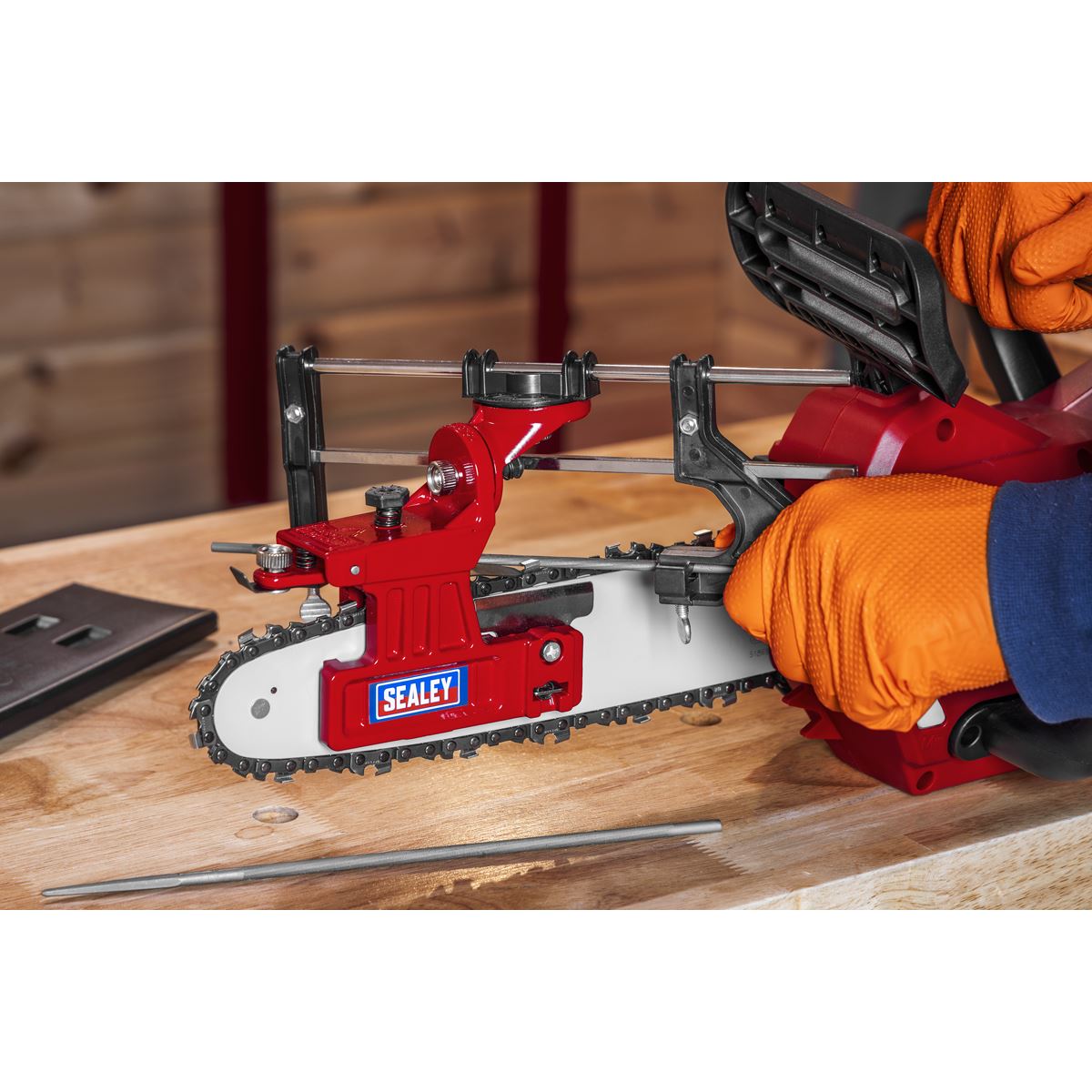 Sealey Bar Mounted Chainsaw Chain Sharpening Guide CS02