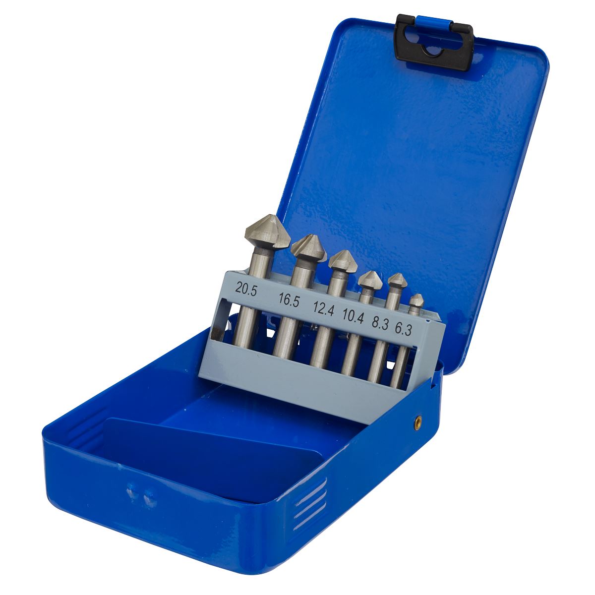 Sealey Countersink Bit Set 6pc - 3 x V Flutes CSSET6V