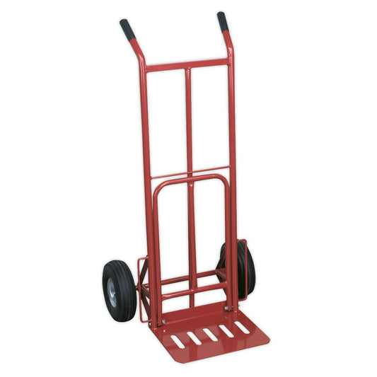 Sealey Sack Truck with Pneumatic Tyres & Folding 250kg Capacity CST990