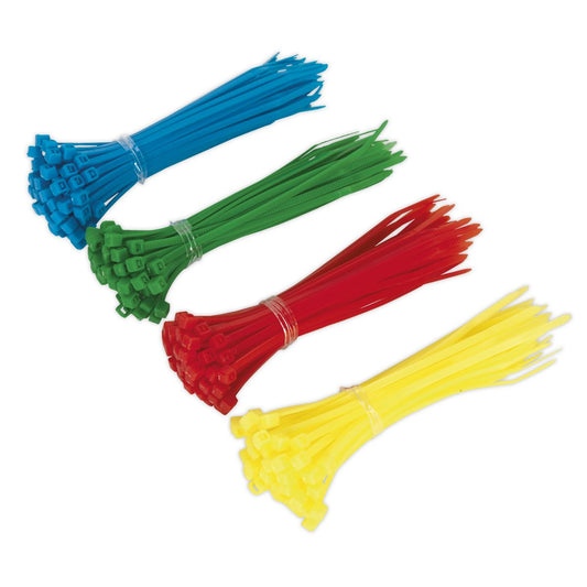 Sealey Cable Tie Assortment 100 x 2.5mm Pack of 200 CT200