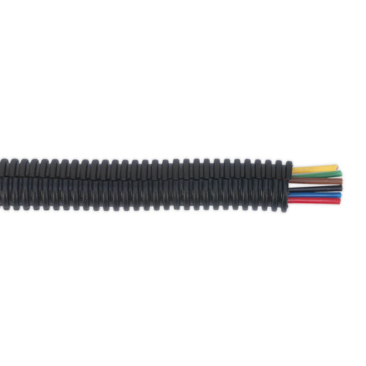 Sealey Convoluted Cable Sleeving Split �12-16mm 100m CTS12100