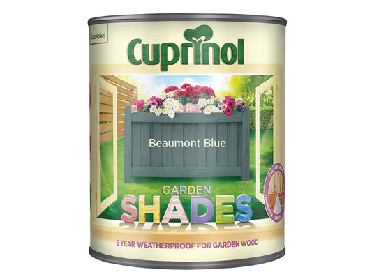 Cuprinol Garden Shades Beaumont Blue 1 litre CUPGSBMB1L