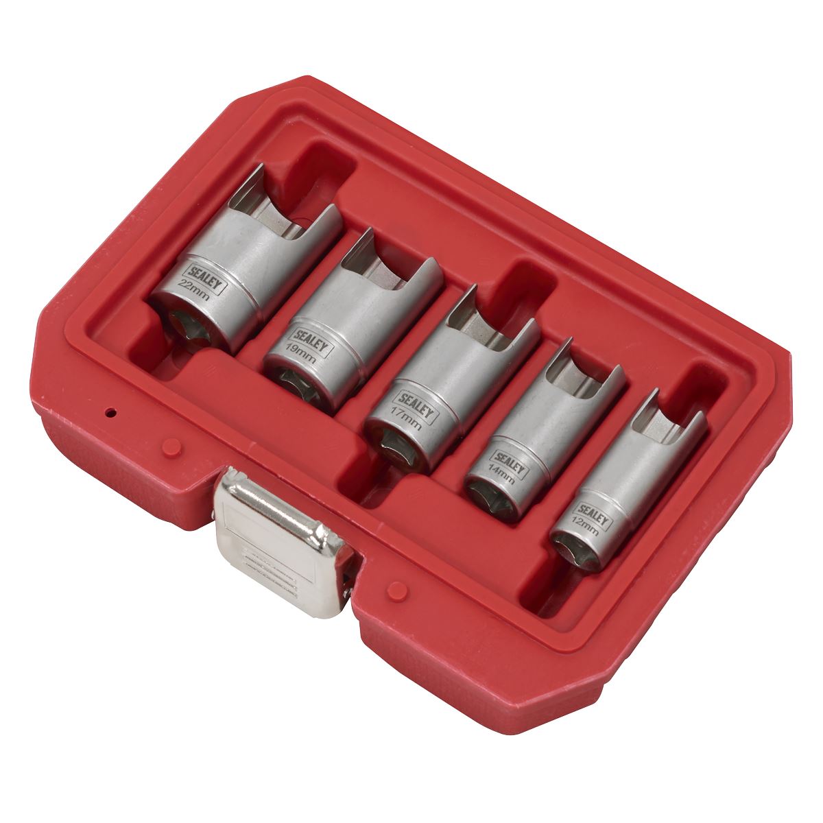 Sealey Elbow Connector Socket Set 3/8"D 5pc Injectors Or Exhaust Pipes CV601