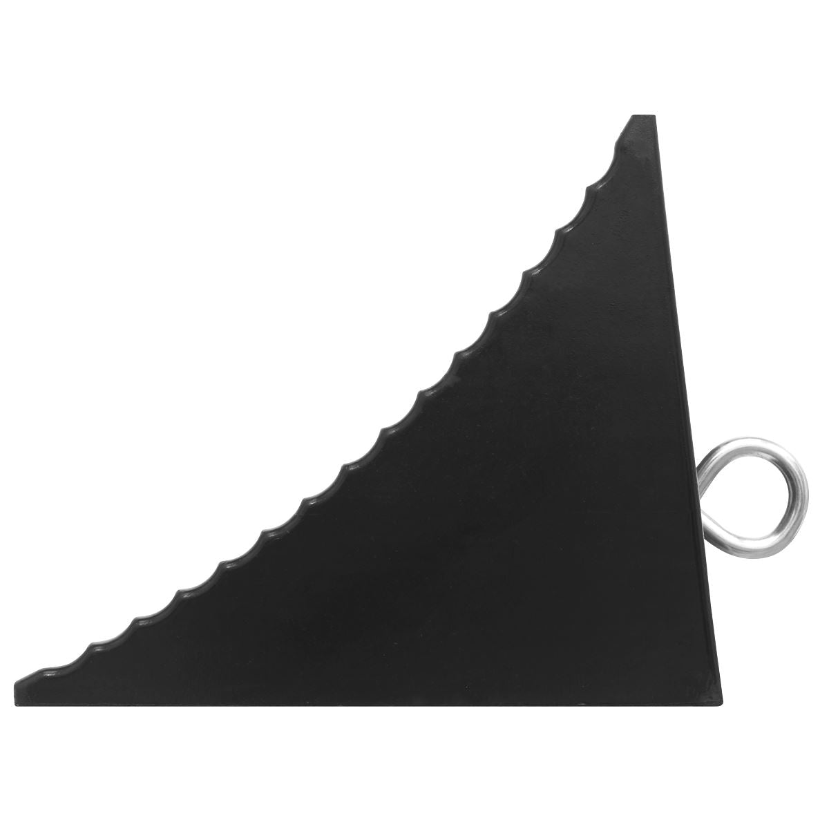 Sealey Wheel Chock Heavy-Duty Rubber - Single CWC01
