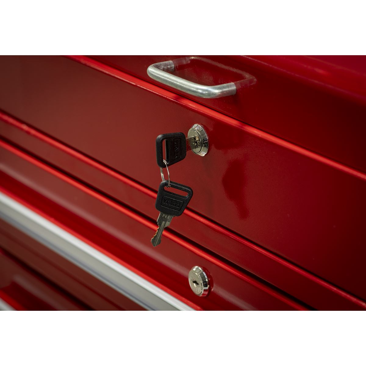 Sealey Trolley 2-Level Heavy-Duty with Lockable Top & 2 Drawers CX1042D