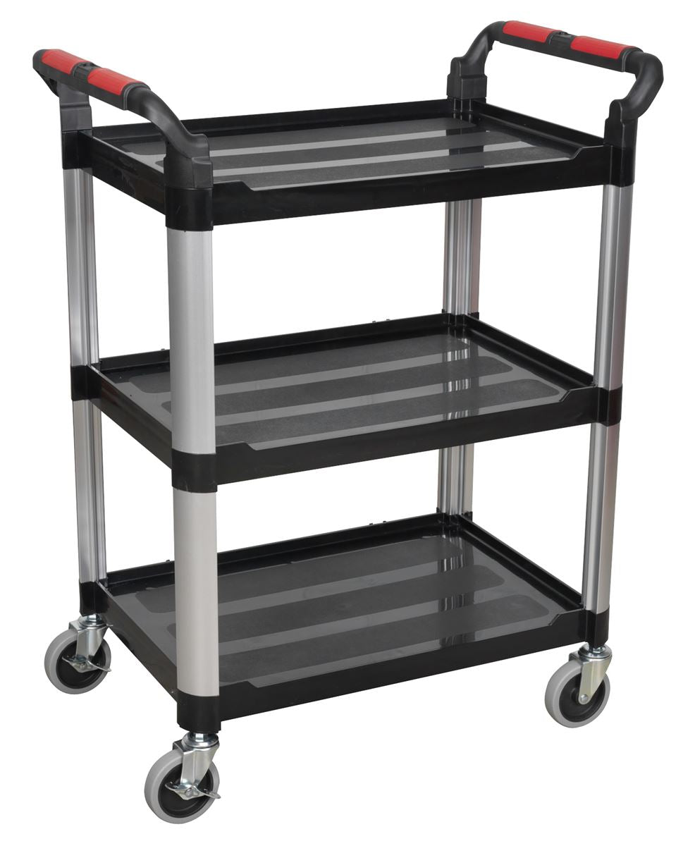 Sealey Workshop Trolley 3-Level Composite - 3 Wall CX309