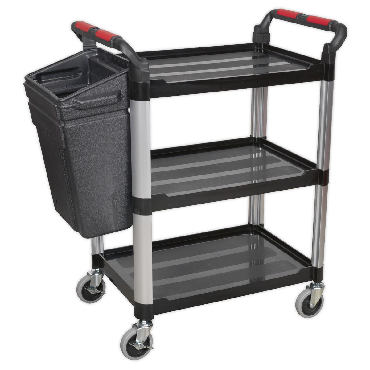 Sealey Workshop Trolley 3-Level Composite - 3 Wall CX309