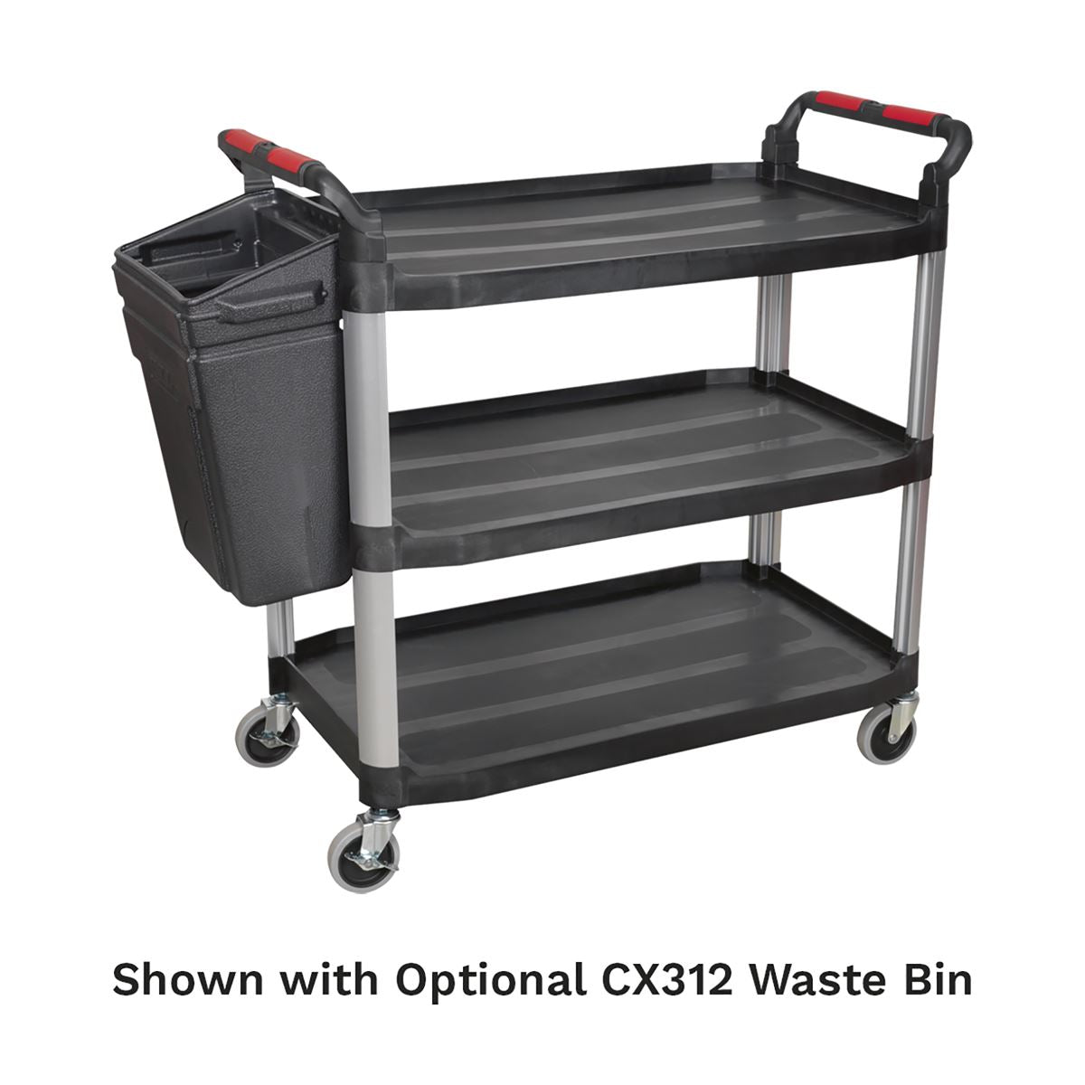 Sealey Workshop Trolley 3-Level Composite - 3 Wall CX310