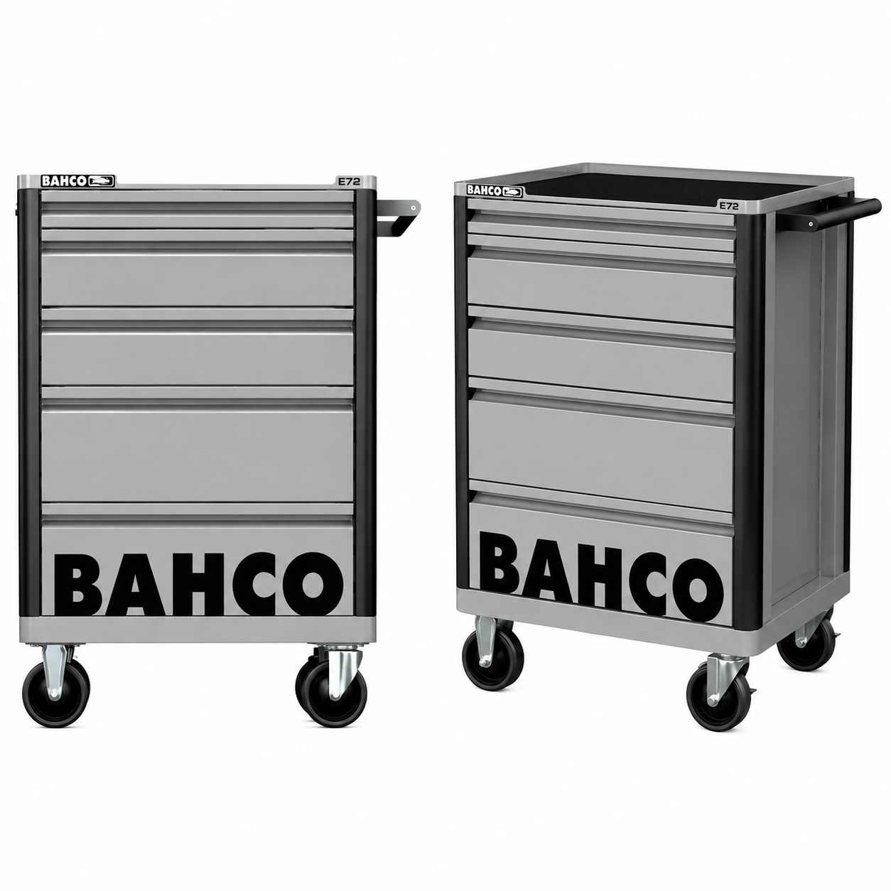 Bahco 5 Drawer Tool Trolley Grey E72 Workshop Cabinet Storage HUB 26in 1472K5GREY
