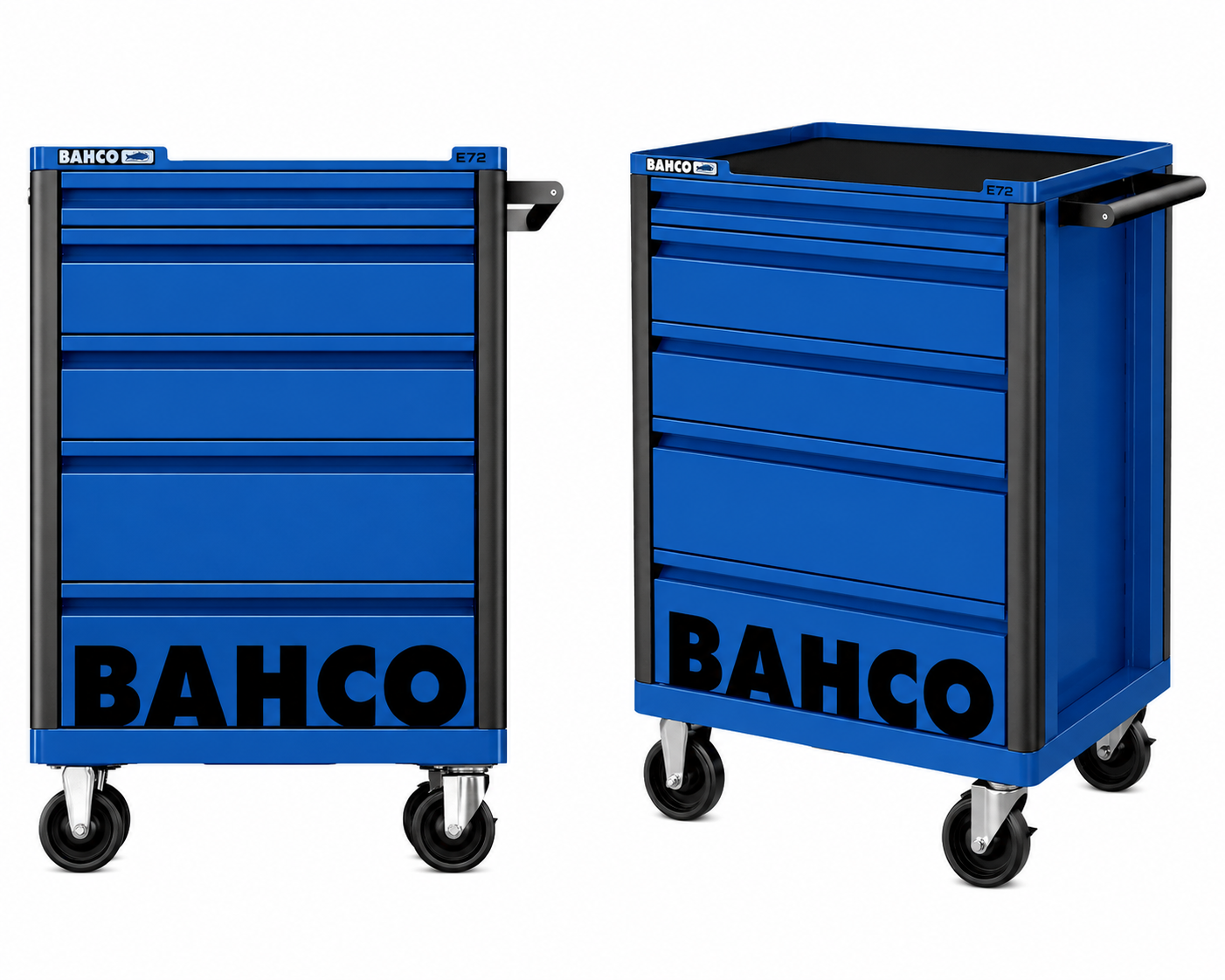 Bahco 5 Drawer Tool Trolley Blue E72 Workshop Cabinet Storage HUB 26in 1472K5BLUE