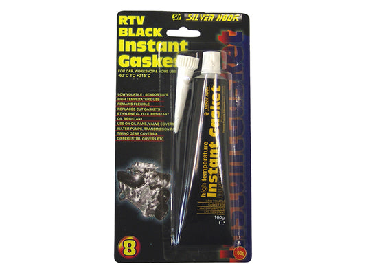 Silverhook RTV Black Instant Gasket 100g D/ISG08