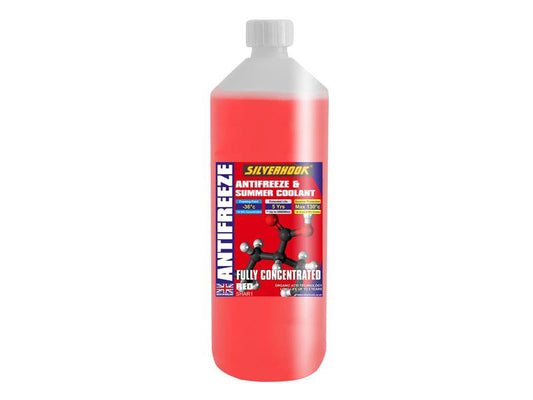 Silverhook Fully Concentrated Antifreeze O.A.T. Red 1 litre D/ISHAR1