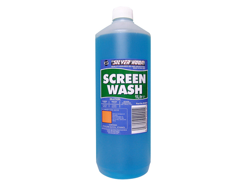 Silverhook Concentrated All Seasons Screen Wash 1 litre D/ISHXB1