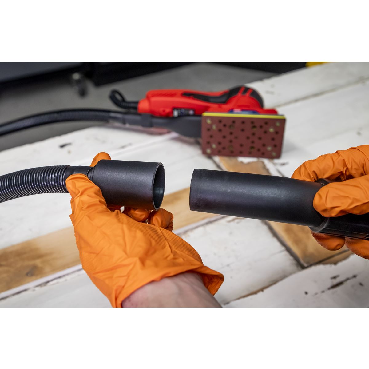 Sealey Orbital Sander Variable Speed Brushless 80 x 133mm 350W DAS151PS