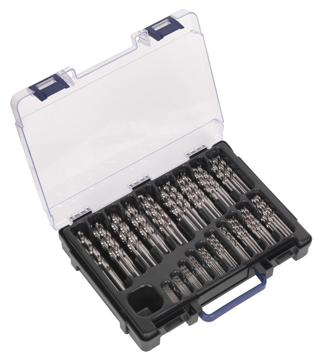Sealey HSS Fully Ground Drill Bit Assortment 170pc �1-10mm DBS170FG