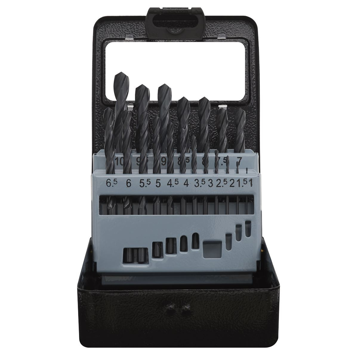Sealey HSS Roll Forged Drill Bit Set 19pc �1-10mm DBS19RF