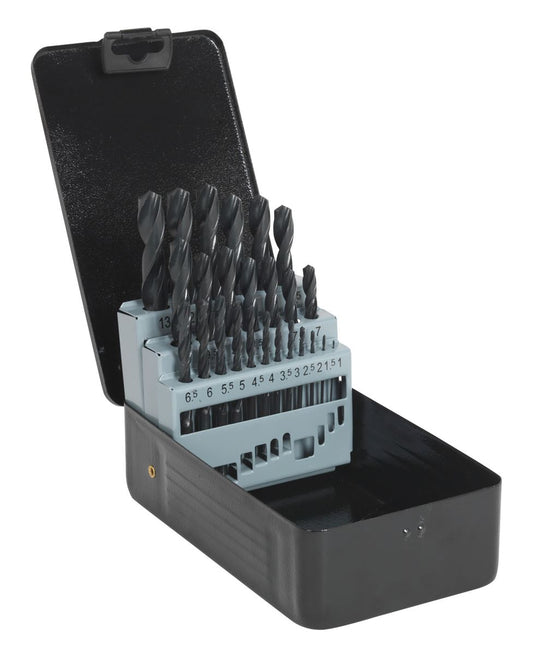 Sealey HSS Roll Forged Drill Bit Set 25pc �1-13mm DBS25RF