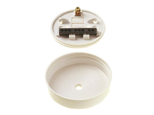 Dencon Ceiling Rose 6A White Complete With Terminals DCN1735NB