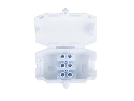 Dencon 3 Pole Electrical Connector Box 10A White DCN1926WNB