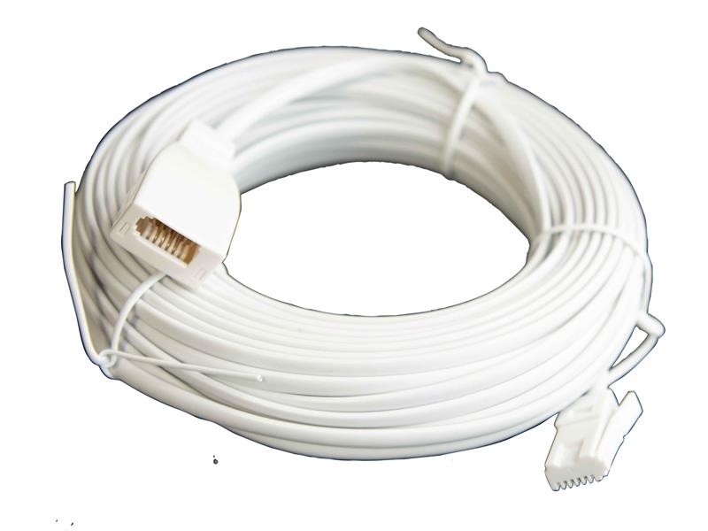 Dencon Telephone Extension Lead 15m For BT Type Sockets DCN7216