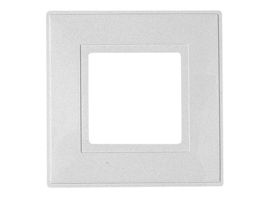 Dencon White Finger Plate 1 Gang Pack of 2 For Flush Switches DCN88042NB
