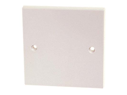 Dencon Electrical Single Blanking Plate White Plastic DCN8808NB