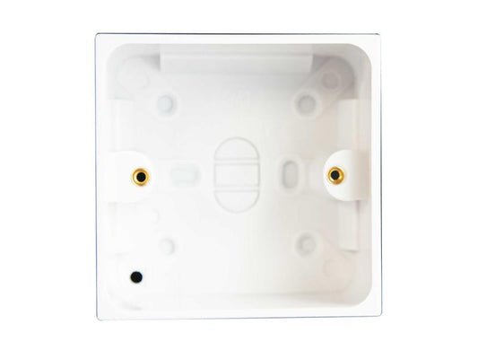 Dencon Pattress Box 1 Gang 25mm With Knock Outs For Cable DCN8898NB