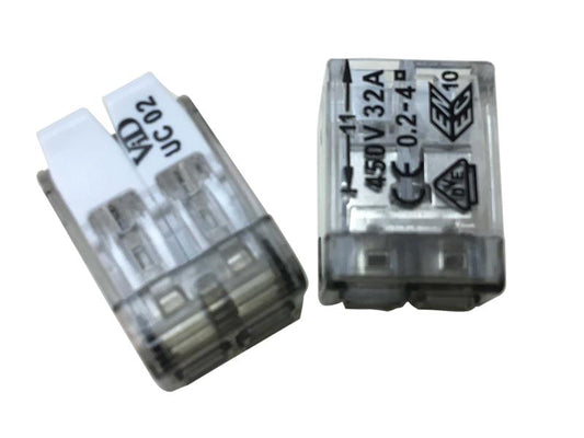Dencon 2 Pole Compact Lever Electrical Connector 32A DCN9212NB